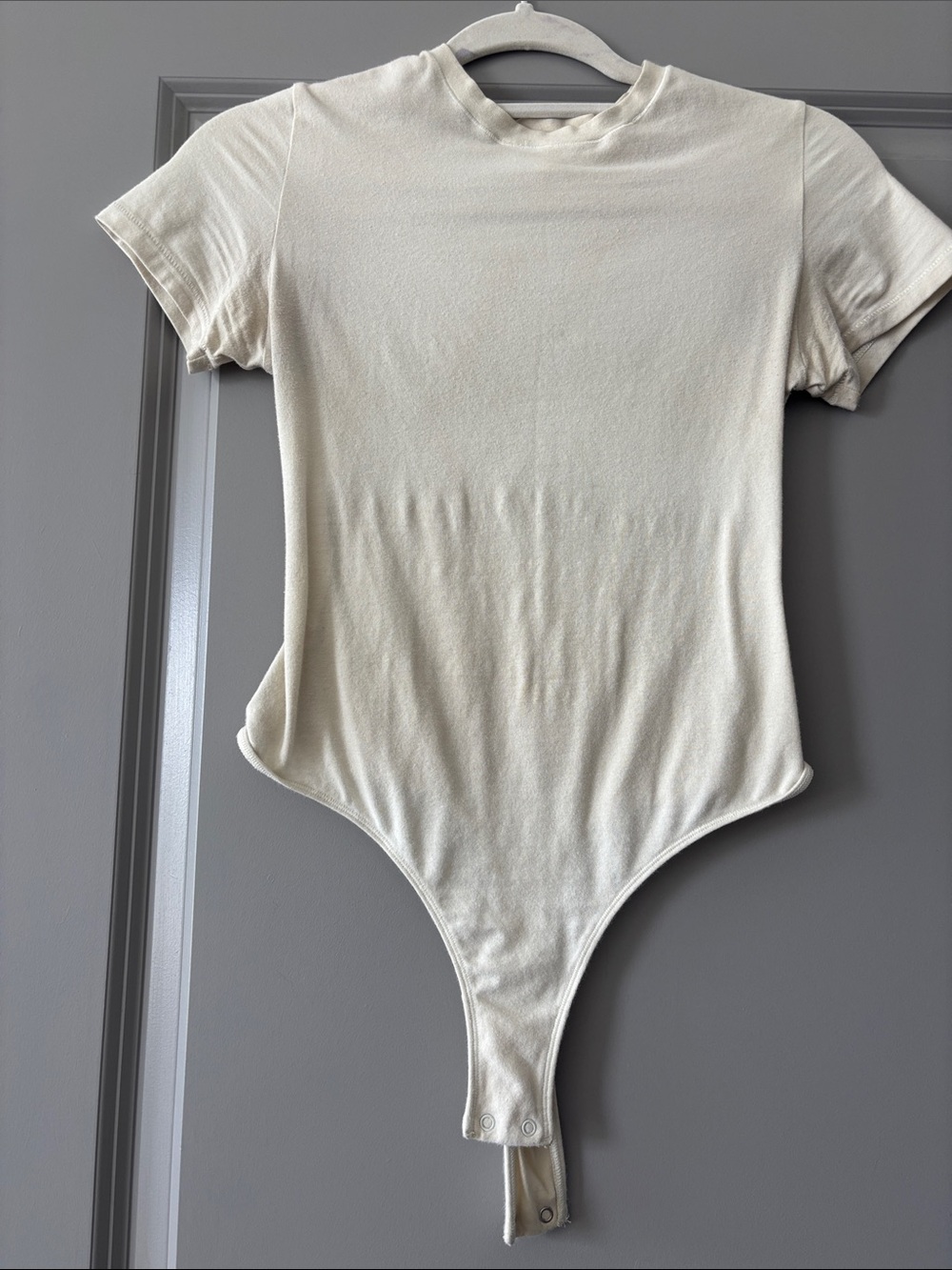 SKIMS cotton jersey bodysuit